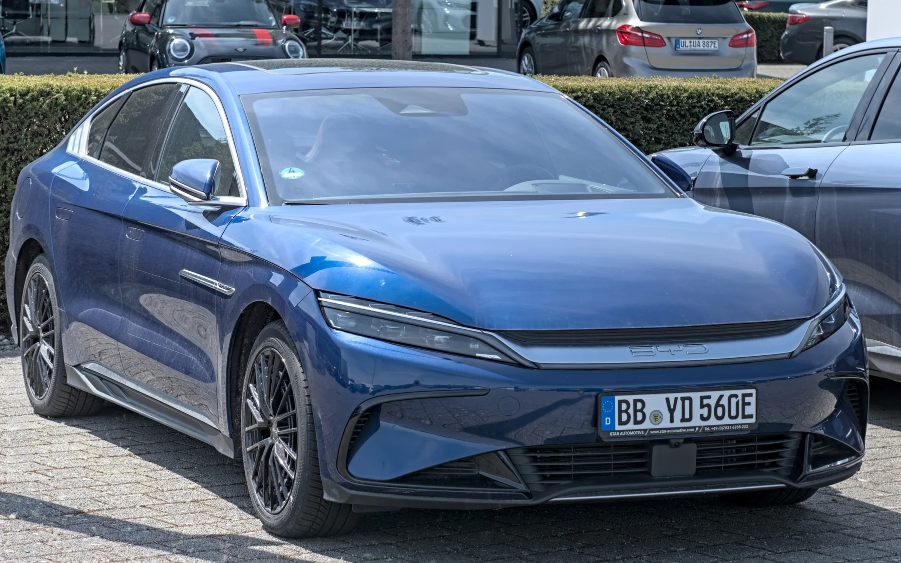 BYD Han EV, one of the cars where the God's Eye stack first shipped at volume.