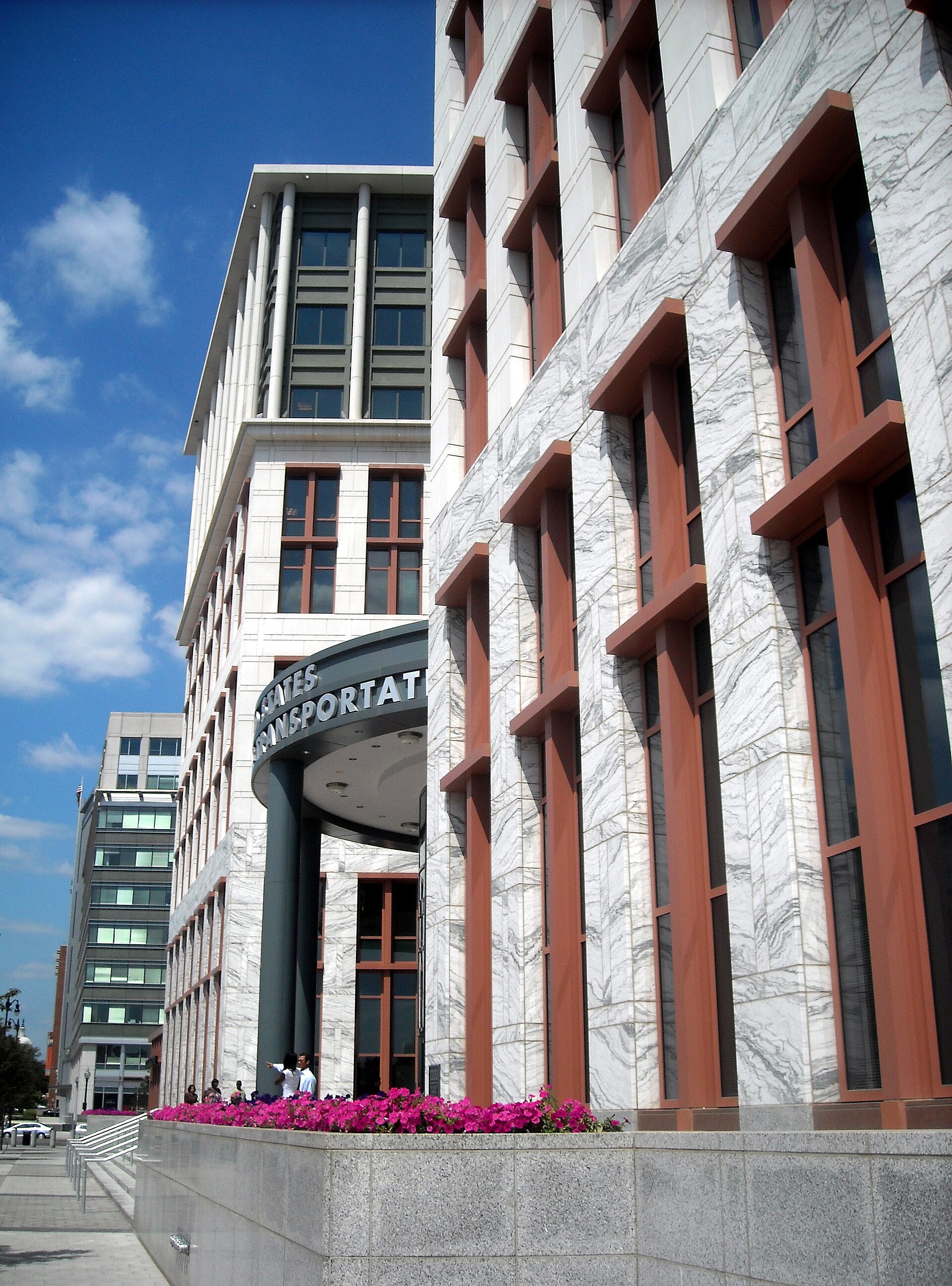 The US Department of Transportation headquarters in Washington — NHTSA's parent agency.