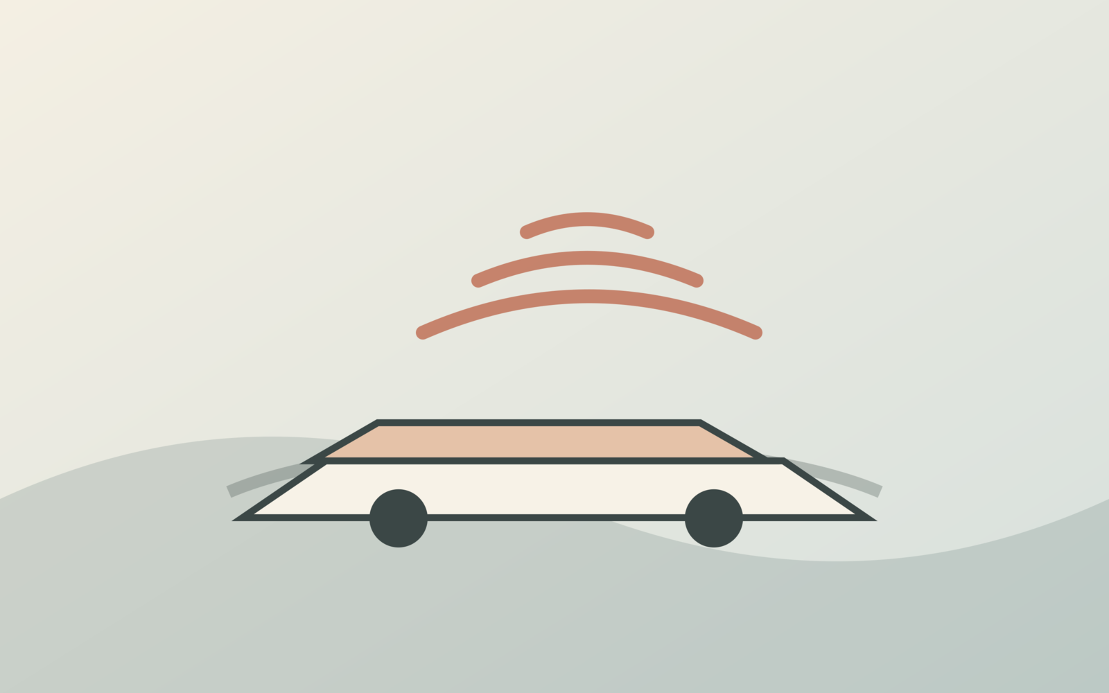 Original abstract autonomy visual for AutonomyEV.